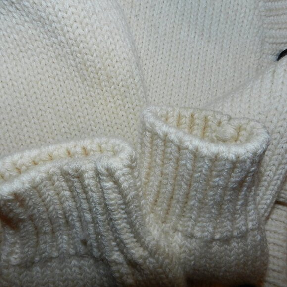 Demylee New York Peyton Wool Cotton Blend Knit Ivory Cream Cardigan Sweater XS - Picture 14 of 15